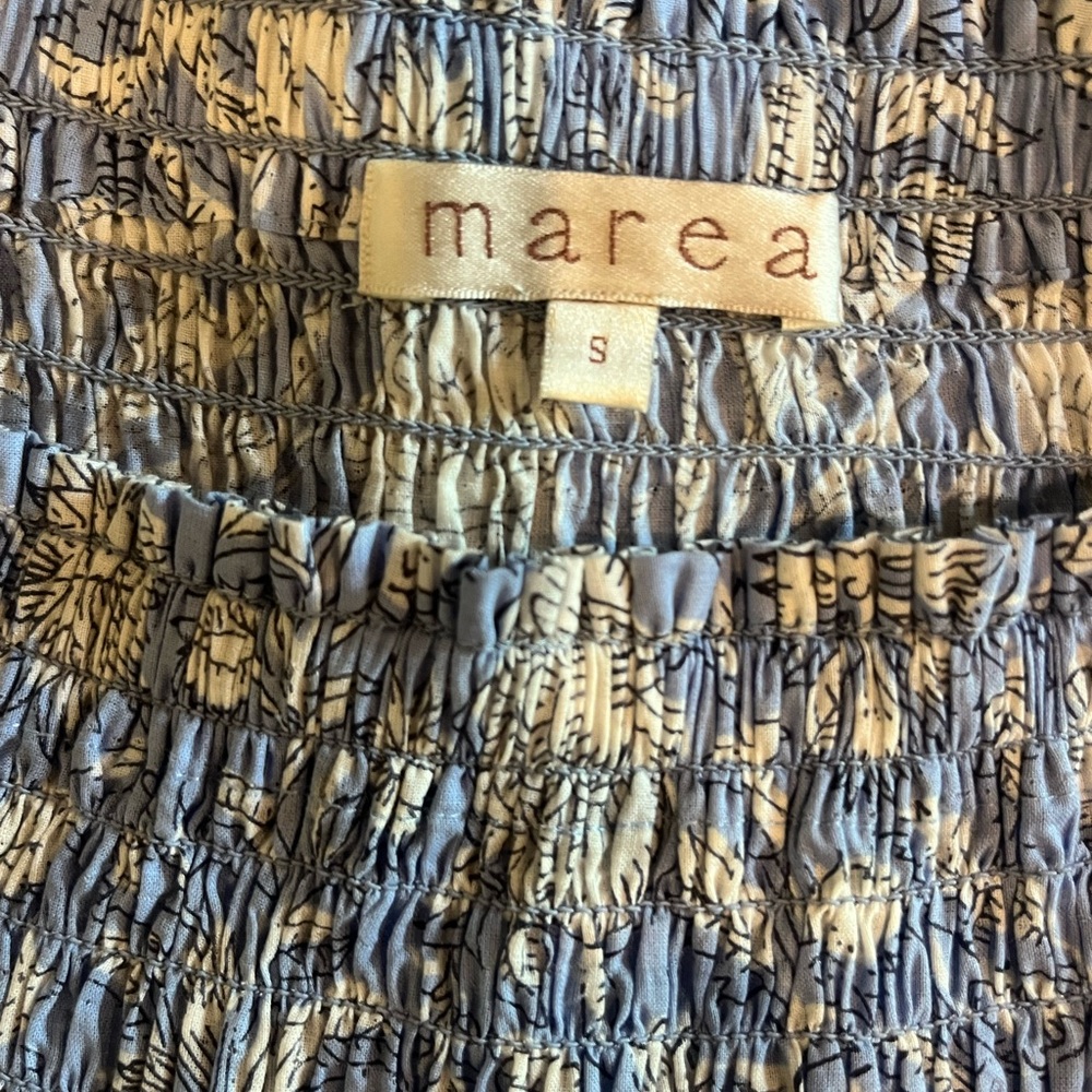 Marea Block Print Tiered Maxi Dress - Picture 8 of 10